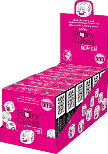 Zygomatic, Story Cubes – Fantasia, Familienspiel, Erzählspiel, 1-12 Spieler, Ab 6+ Jahren, 20+ Minuten, Deutsch