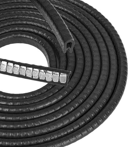 Kantenschutz, kleine Höhe, 9,5 mm x Klemmbereich 3 mm., schwarz