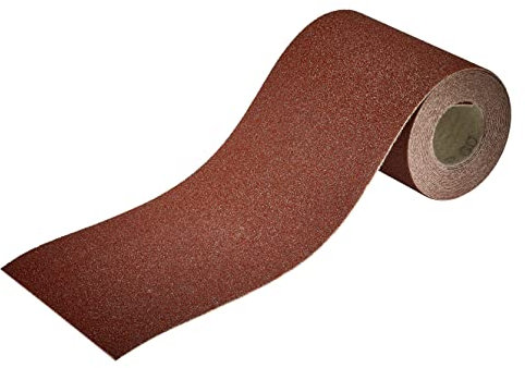 wolfcraft Rotolo di carta abrasiva velcrato per legno/metallo I 1742000