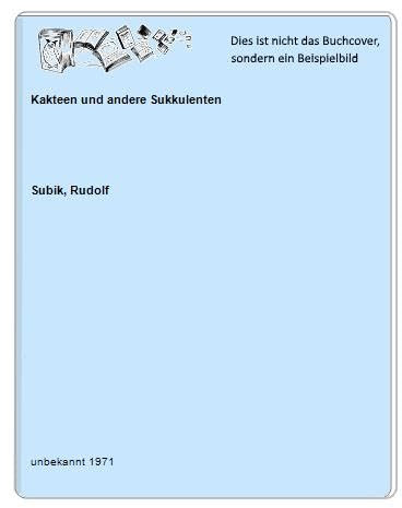 Kakteen und andere Sukkulenten