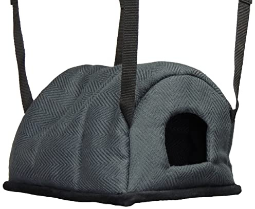Little Friends Cuddle Up Rat Chinchilla Recycled Eco Igloo: Grey Weave