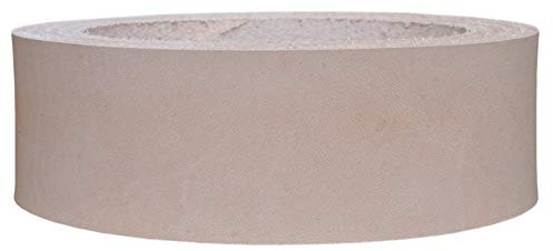 Lederriemen Blankleder natur, Punzierbar, Vollleder zum Färben und Punzieren, Farbe:natur 3.0-3.5mm dick, Größe:120cm lang x 4cm breit
