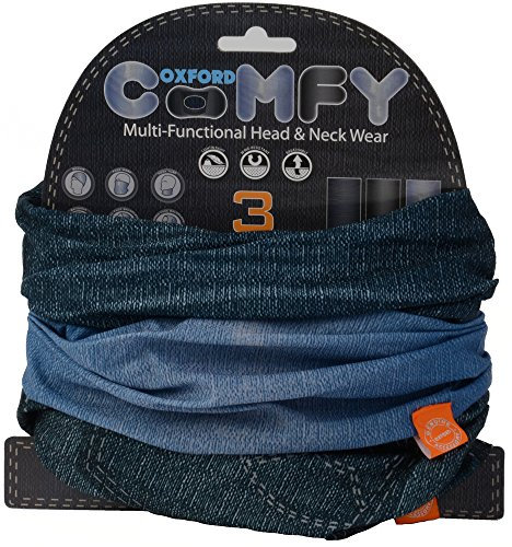 Oxford Jeans Comfy Neck Warmers (Pack of 3) - Grey Spot/Black/Denim Effect