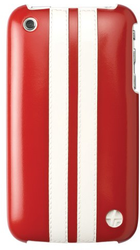 Trexta Racing Series Handytasche für Apple iPhone 3G/3GS weiß/rot
