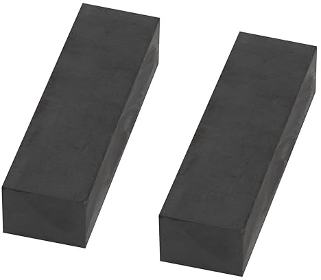 Y30BH Ferrite Magnet for Arts, Crafts, Model Making, DIY, Hobbies, Office, and Home - 70mm x 20mm x 15mm thick - 4.2kg Pull - Pack of 2