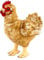 Uni-Toys - Henne braun - 37 cm (Höhe) - Plüsch-Huhn, Vogel - Plüschtier, Kuscheltier