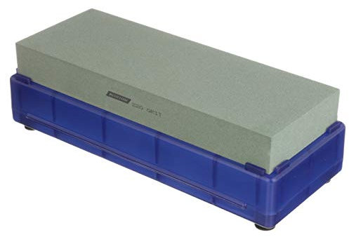 Norton Waterstone, 220 grit, 1 x 3 x 8 in Blue Plastic Hinged Box by Norton Abrasives - St. Gobain