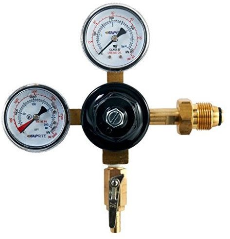 Taprite Dual Gauge Nitrogen Regulator for CGA 580 Valve