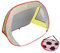 Idena 40463 - Pop Up Fußballtor mit Tragetasche, leichter Transport, ca. 1,3 x 0,96 x 0,8 cm, ideal für Garten, Sportplatz oder Park