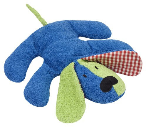 Efie Spieltier-und Kuschelkissen Hund, Material aus kontrolliert biologischem Anbau, 100% Made in Germany