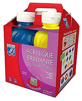 Lefranc Bourgeois - Papeterie - Glossy - Pack 4 X 250 ml