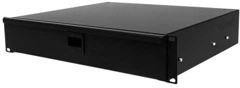 Gator Rackworks Standard 2U Rack Mount Drawer with Foam Interior and Lock, 14.2 Deep (GRW-DRWDF2)