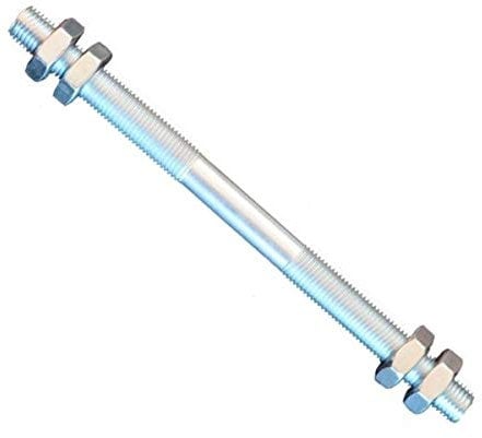 FKAnhängerteile 1 Stück Gewindestange M8 Rechts - Links Gewinde 160 mm + 4 Muttern