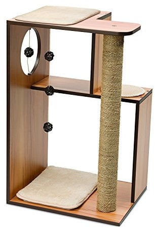 Catit 52077 Vesper Katzenmöbel Box groß, walnuss ,, 1 Stück (1er Pack)