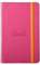 Rhodia 118632C Rhodiarama Book (A6 Notizbuch mit Gummizug, blanko, 96 Blatt) 1 Stück mohnblumenrot