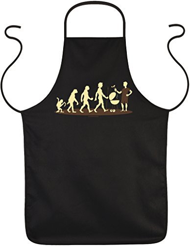 Grillschürze, Kochschürze, Farbe: schwarz, Evolution Grillmeister