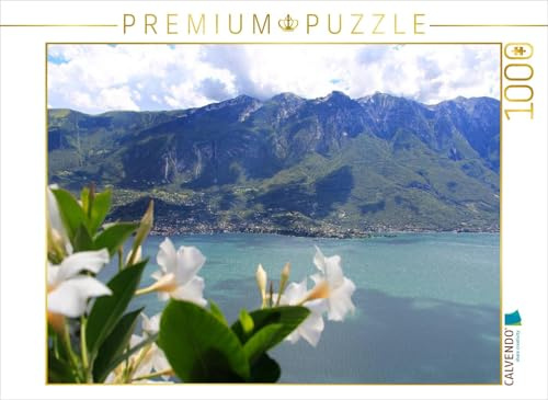 CALVENDO Puzzle Blick von Pieve auf Malcesine | 1000 Teile Lege-Größe 64 x 48 cm Foto-Puzzle für glückliche Stunden