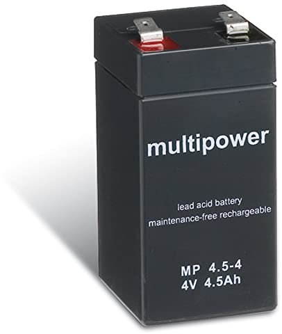 Batteria al piombo akku-net (multipower) MP4,5-4, 4V, Lead-Acid