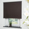 Liedeco® Rollo, Fenster Rollo, Kettenzug-Rollo / 92 x 180 cm (Breite x Höhe), braun/Thermo-Beschichtung, Verdunkelnd, Blickdicht/Breiten 60-200 cm/Variable Montage möglich