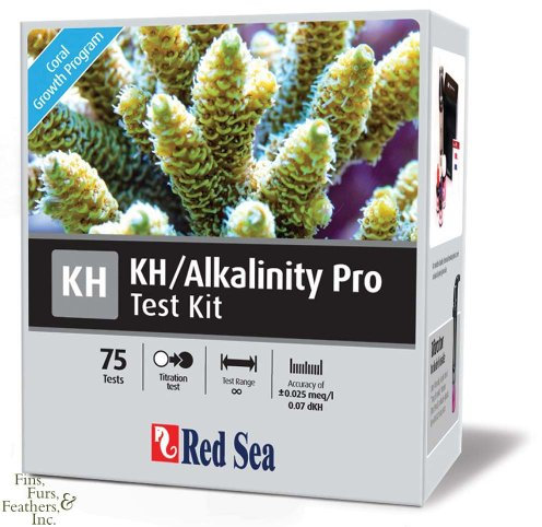 Red Sea Fish Pharm ARE21410 Salzwasser KH/Alkalinität Pro Test-Set für Aquarium, 75 Tests
