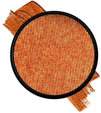 Mehron Makeup Paradise FX - METALLIC ORANGE, Water-Activated Face Paint