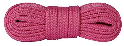 Kaps Lacci per Scarpe da Ginnastica, Stringhe per Scarpe e Calzature Casual, Fatti in Europa, Diversi Colori e Misure (140 cm - 55 inch - da 8 a 10 paia di asole/rosa scuro)
