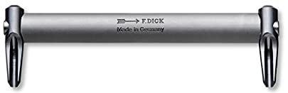 F. Dick Unterhauer doppelseitig (ø 4 mm, Länge 120 mm, Werkzeug zur Hufbearbeitung, aus geschmiedetem Stahl, Hufschmied Werkzeug) 62458000