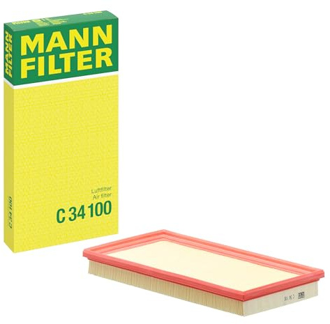 MANN-FILTER, C 34 100 Luftfilter | Für PKW, Saubere Luftzufuhr, Langlebiges Filtermedium, Passgenaues Design, Echte OE-Technologie