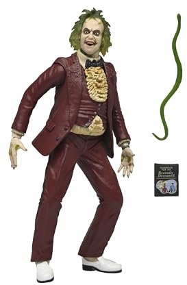 NECA Beetlejuice Red Tuxedo Actionfigur 18 cm