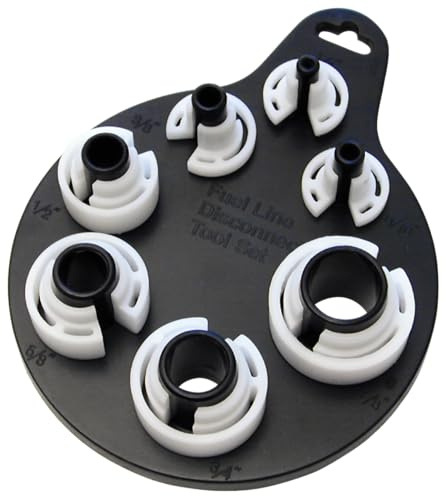 SW-Stahl 61716L Leitungsverbinder-Löseclips, Kraftstoffleitung-Lösesatz | 7-teiliges Set für Klimaanlagen & Kraftstoffleitungen, Durchmesser 1/4 bis 7/8 Zoll, für Schnellverschluss-Kupplungen