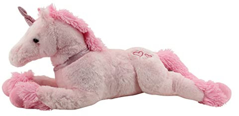 Sweety Toys 3969 Licorne Rose 82 cm Peluche Unicorn Pegasus