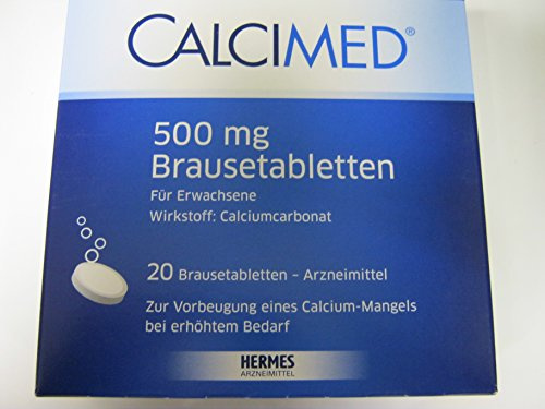 CALCIMED 500 mg Brausetabletten, 20 Stück