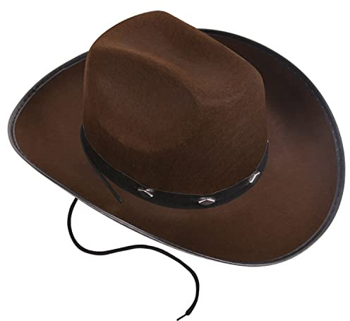 Kangaroo Brown Studded Cowboy Hat