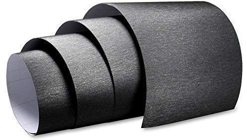 TipTopCarbon 16,45€/m² Autofolie Aluminium gebürstet Titan Grau 3m x 1,52m Auto Folie BLASENFREI mit Luftkanälen 3D Flex