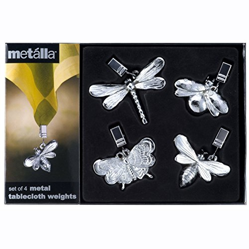 Prodyne TW-10-D Tablecloth Weights, 3 Silver