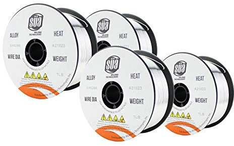 ER5356 MIG Aluminium-Schweißdraht, 0,5 kg x 0,1 cm (4 Spulen)