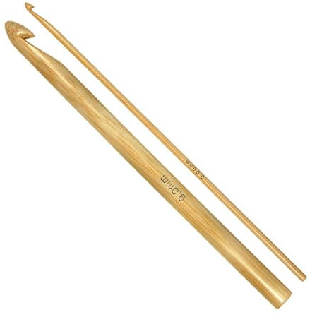 addi Natura Bamboo 6inch (15cm) Crochet Hook; Size US D (3.25 mm)