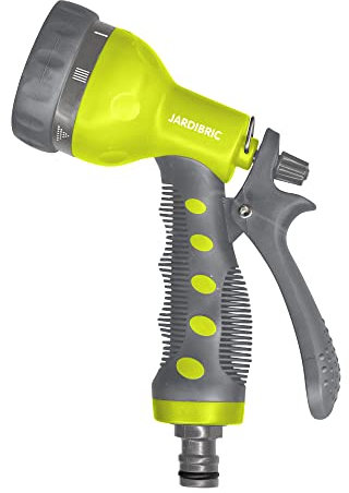 Jardibric Pistolet d'Arrosage 7 Jets – Buse Réglable Ergonomique pour Jardin, Plantes, Potager & Terrasse – Arrosage Précis et Confortable – Accessoire de Jardin Durable