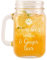 Personalised Vodka & Ginger Beer Glass Mason Jar, Unique Alcohol Gift Ideas, Birthday Present