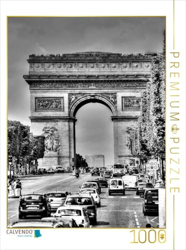 CALVENDO Puzzle Arc de Triomphe | 1000 Teile Lege-Größe 48 x 64 cm Foto-Puzzle für glückliche Stunden