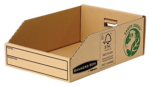 Bankers Box Earth Series - Bandeja de cartón, ancho 200 mm, marrón