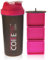 Core Spirit Core150 Shaker Cup with 3 Storage Compartments, Pink, 1 Litre