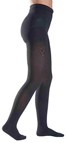 Sigvaris SIGVARIS COTTON KKL 2 AT Strumpfhose normal offener Fuß black medium