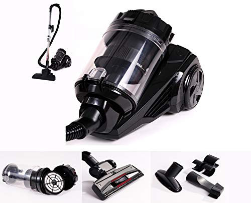 ito electronics Zyklon Staubsauger ohne Beutel KPA12E-1, Rot, 700 W, 4 liters, 80 Dezibel