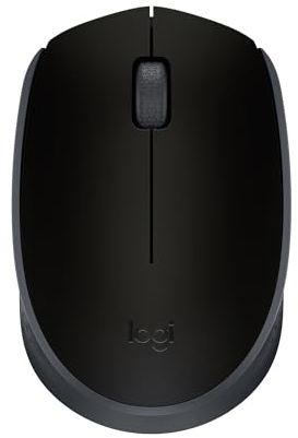 Logitech M171 Wireless Mouse for Windows, Mac and Chrome; 2.4 GHz Wireless Connectivity, Plug-and-Play Connection, 12-Month Battery Life; Comfortable and Mobile; Grey