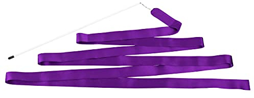 Sport-Tec Gymnastikband Tanzband Turnband Rhythmikband Wirbelband Schwungband mit Stab 5 m