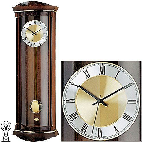 AMS Funk Pendeluhr, Holz, Mehrfarbig, 108 x 40 x 22 cm