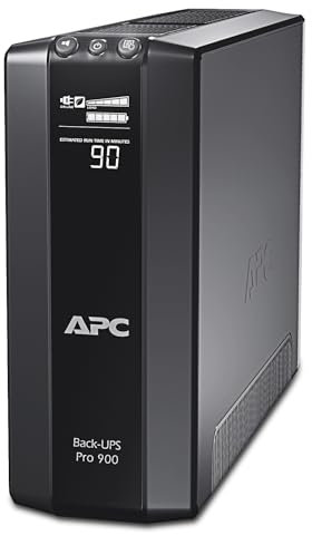 APC Power-Saving Back-UPS PRO - BR900G-FR - Onduleur 900VA (AVR, 6 Prises FR, USB, Logiciel d'arrêt)