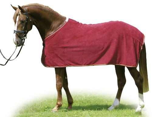 HKM Fleece Rug Light Blue/Brown/Silver EU145/UK6ft 4/US 77