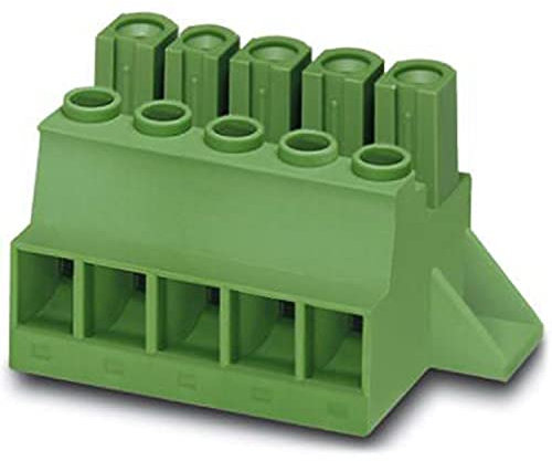 PHOENIX CONTACT PCU 6/2-STD-10,16 Direktsteckblock, Grün, 6mm² Nennquerschnitt, 2 Anzahl der Anschlüsse, PCU 6/..-STD Artikelfamilie, 10.16mm Rastermaß, 50 Stück
